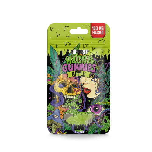 Euphoria H4CBD Gummies 120mg 3 Pieces