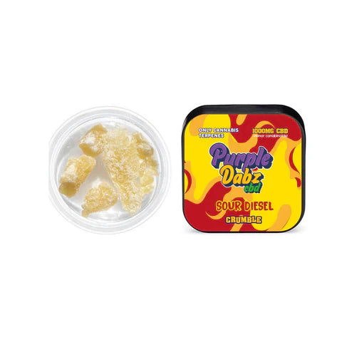 Purple Dabz by Purple Dank 1000mg CBD Crumble 1g