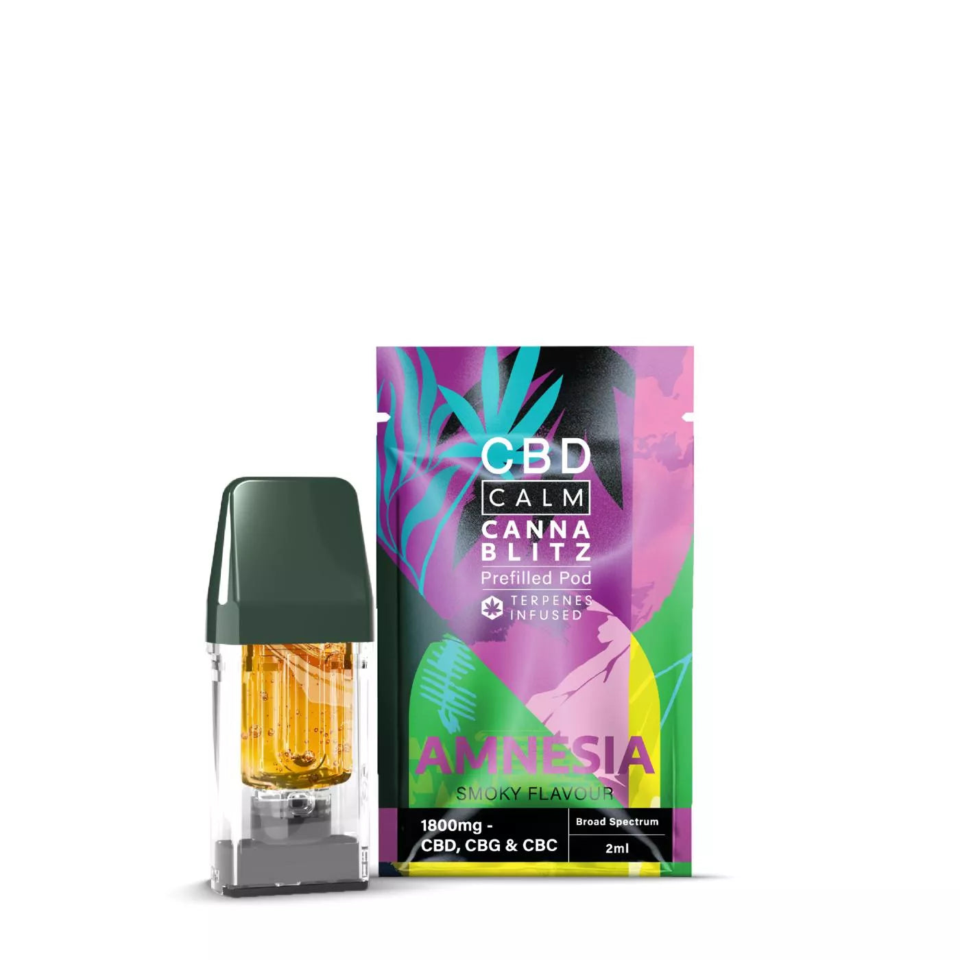 CBD Calm CANNABLITZ 1800mg 2ml Prefilled Pod Cartridge