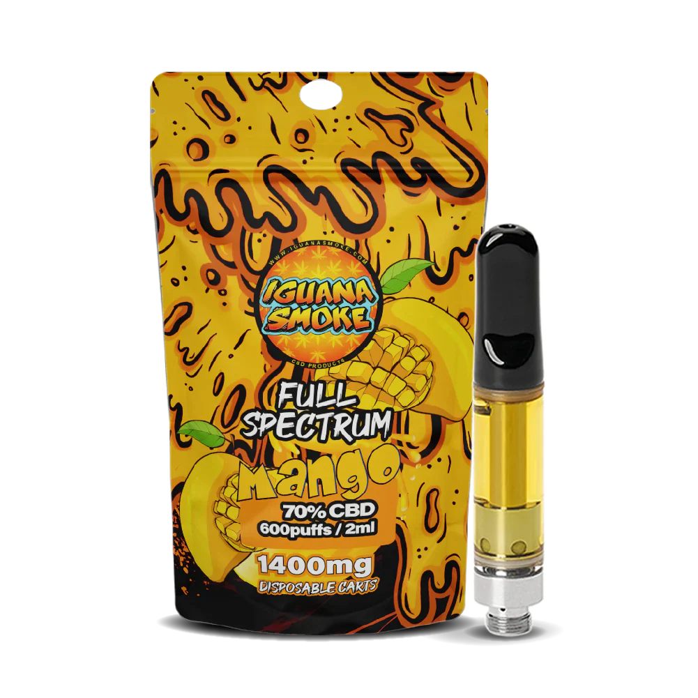 Iguana Smoke CBD Vape Cartridges 2ml 1400mg