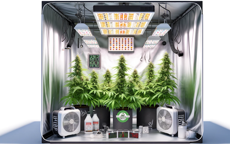 Setting Up the Perfect Grow Tent for Cannabis: Lighting Schedule and Essentials