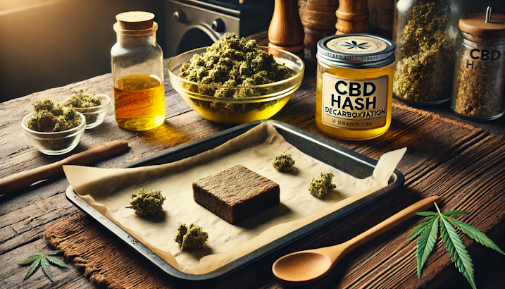 Prepare CBD or Cannabis Hash for Baking