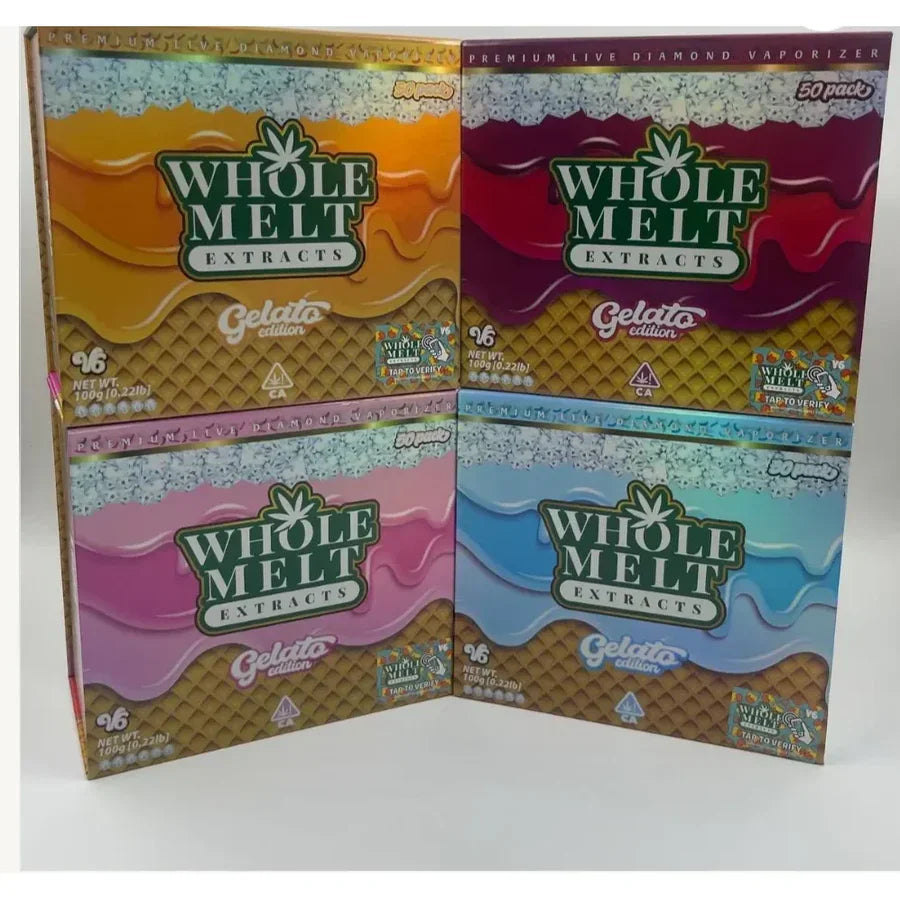 X10 New 2ML Whole Melt V6 Gelato Edition THCP Pods UK Compliant
