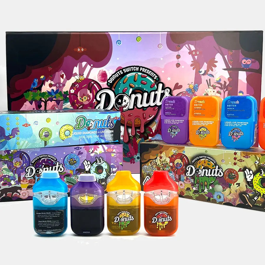 X1 New 2ML Donuts V3 Switch THCP Pods UK Compliant
