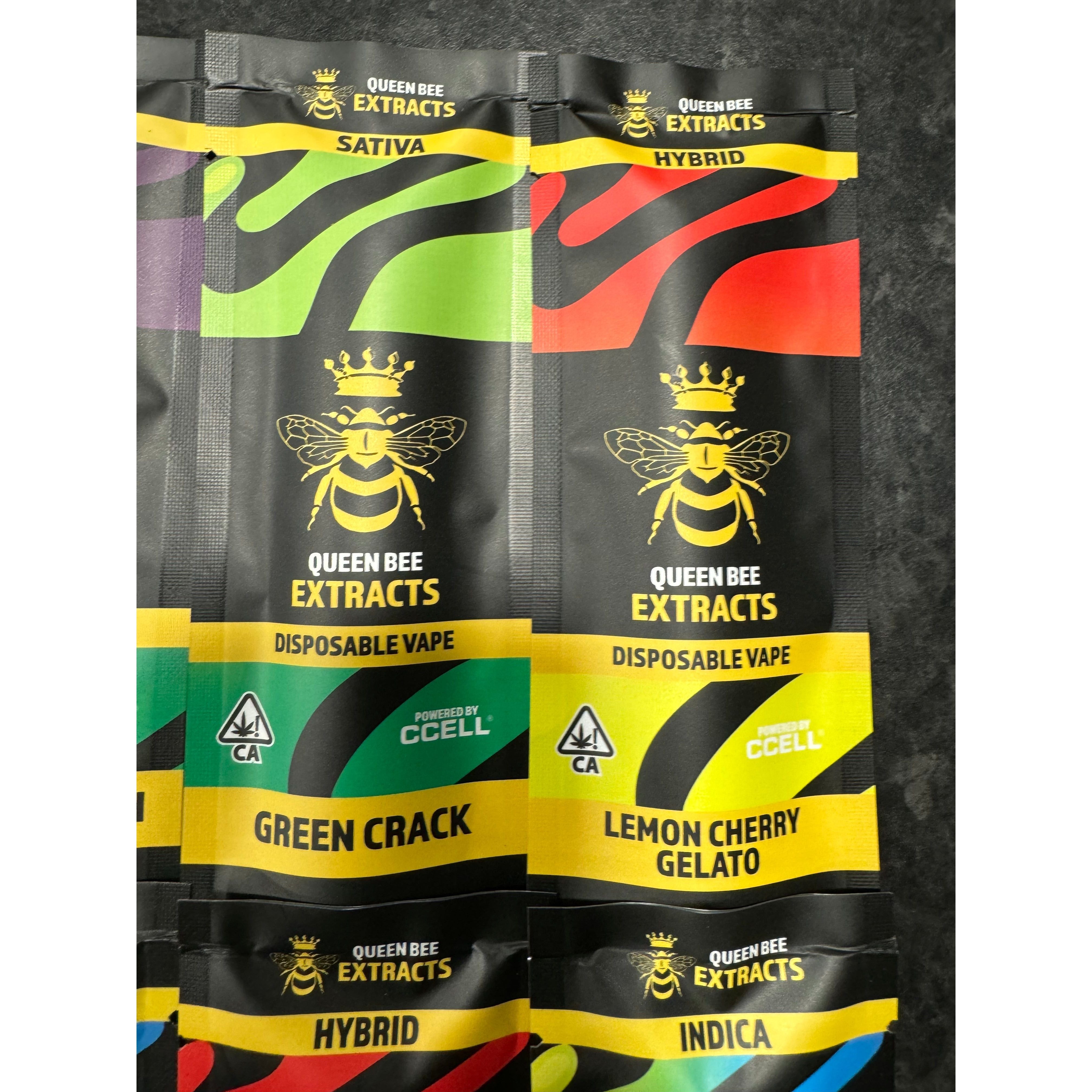 X10 Queen Bee Extracts THCP Filled Vapes 1.0ml UK Compliant