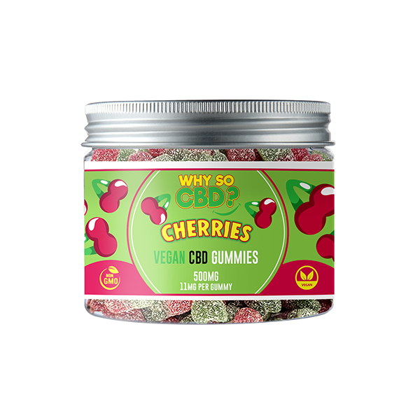 Why So CBD? 500mg Broad Spectrum CBD Small Vegan Gummies