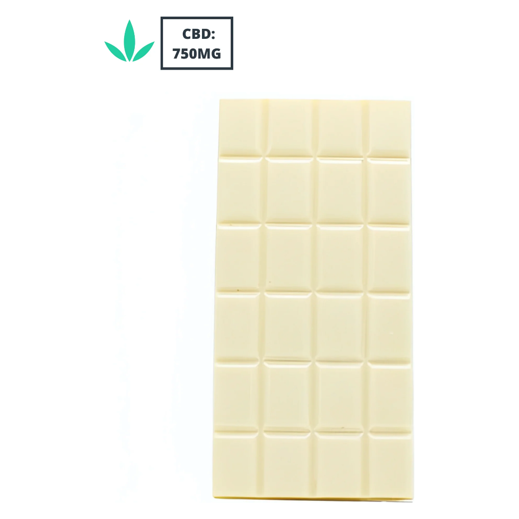 x10 100g CBD Organic White Chocolate Bars