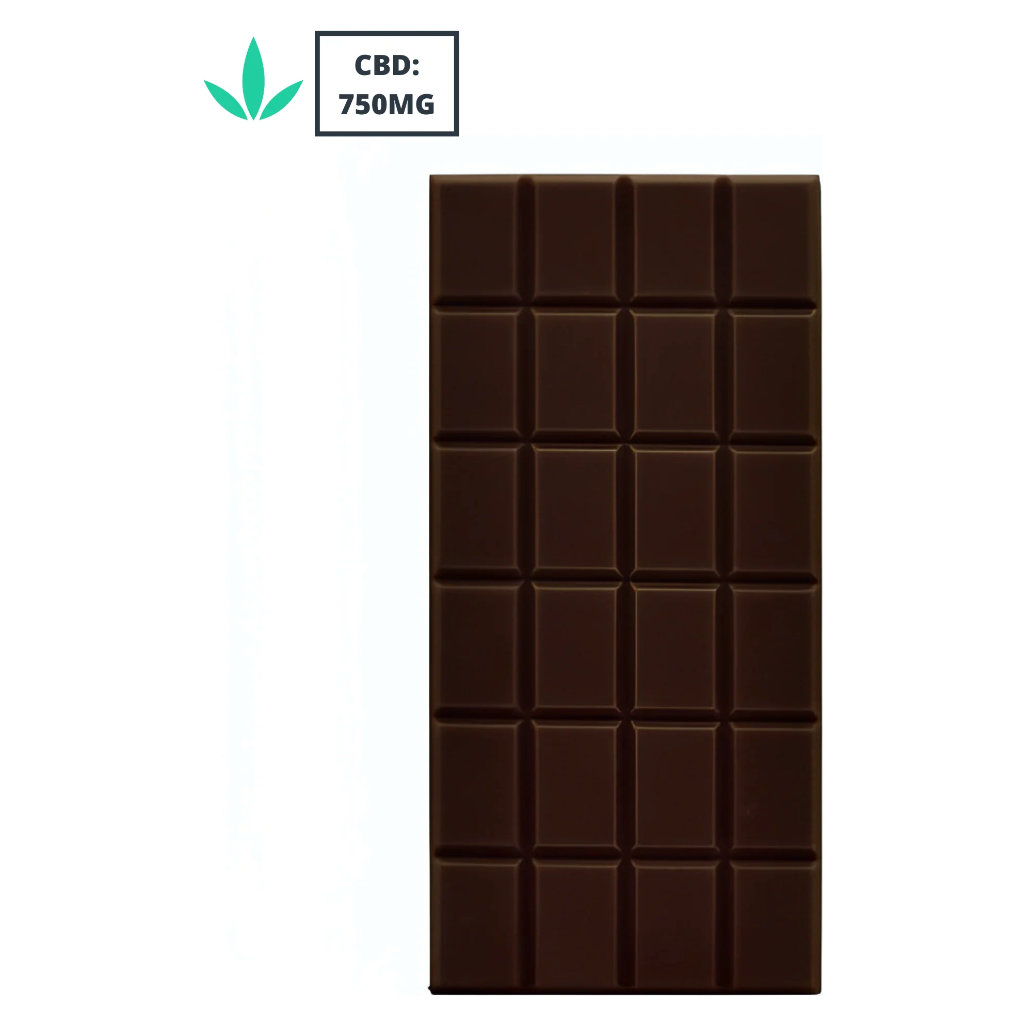 x10 100g CBD Organic Dark Chocolate Bars