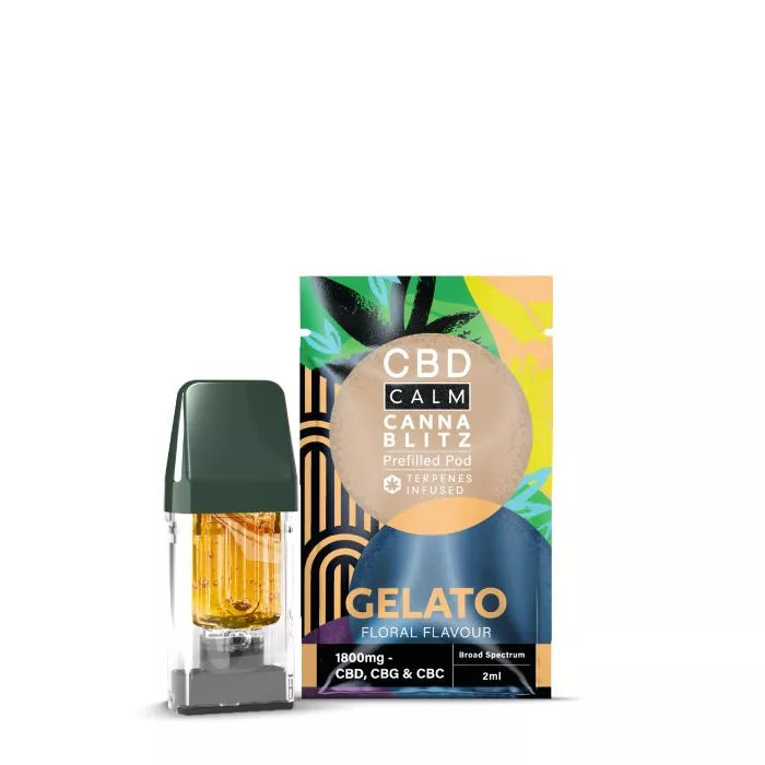 CBD Calm CANNABLITZ 1800mg 2ml Prefilled Pod Cartridge